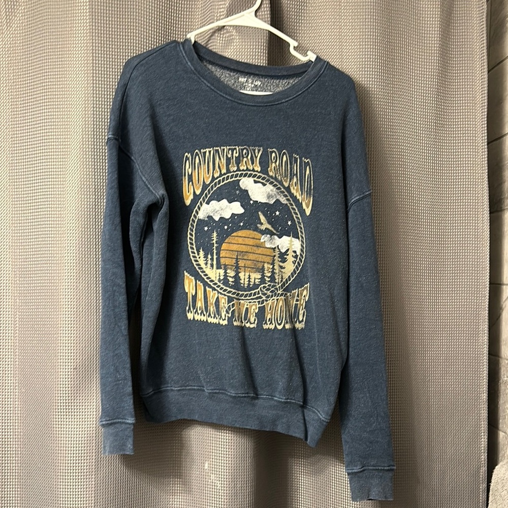 Country Road Graphic Sweatshirt